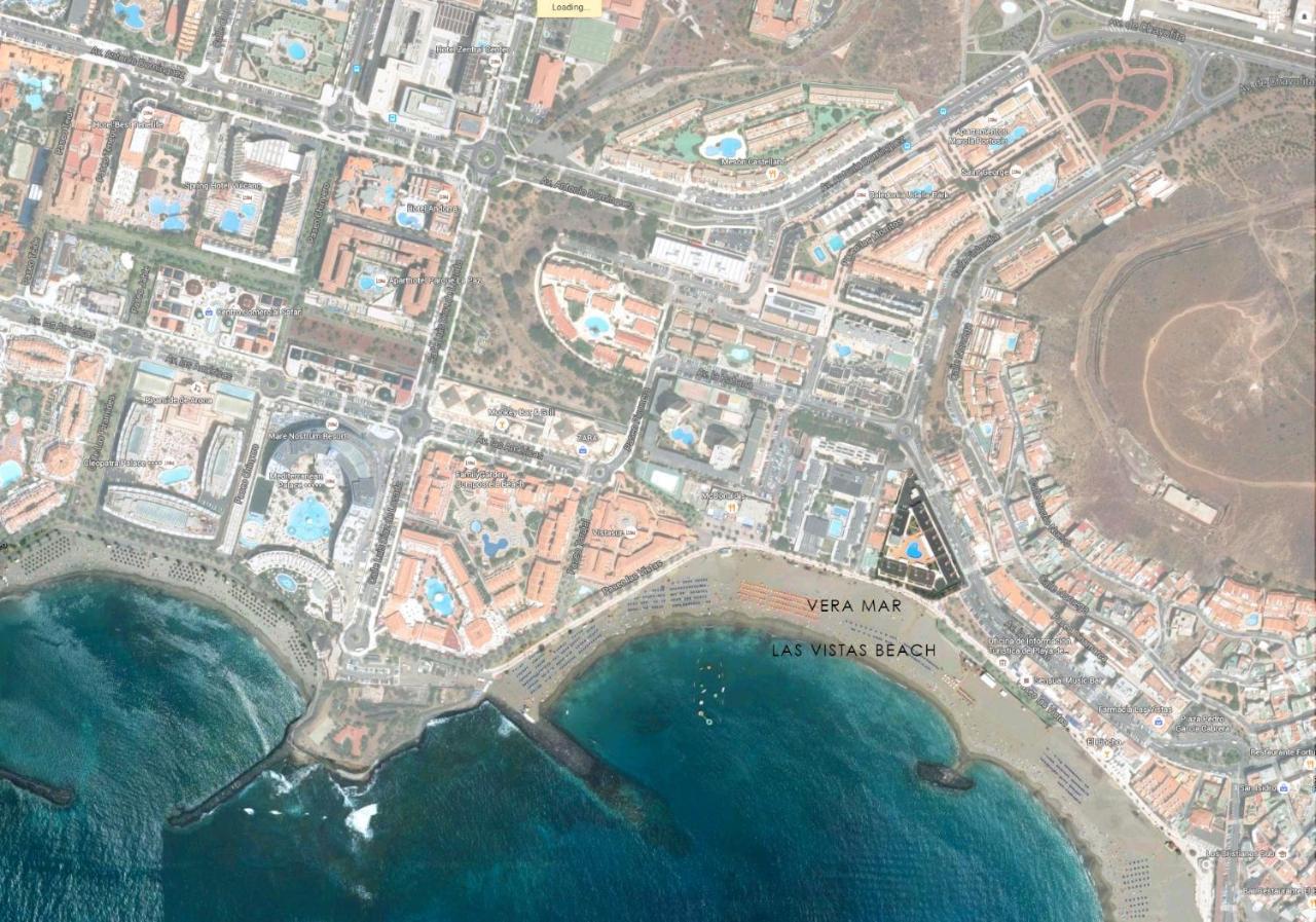 Vera Mar 9C Primera Linea Con Piscina Y Parking Los Cristianos  Kültér fotó