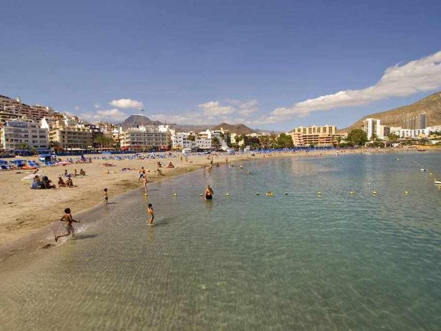 Vera Mar 9C Primera Linea Con Piscina Y Parking Los Cristianos  Kültér fotó